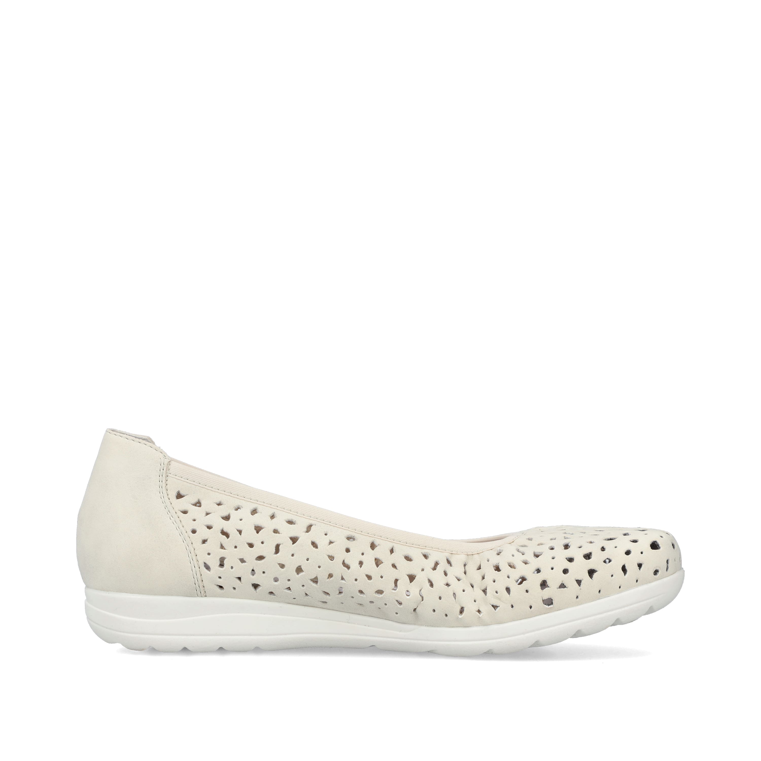 Rieker Damen Ballerinas helllbeige