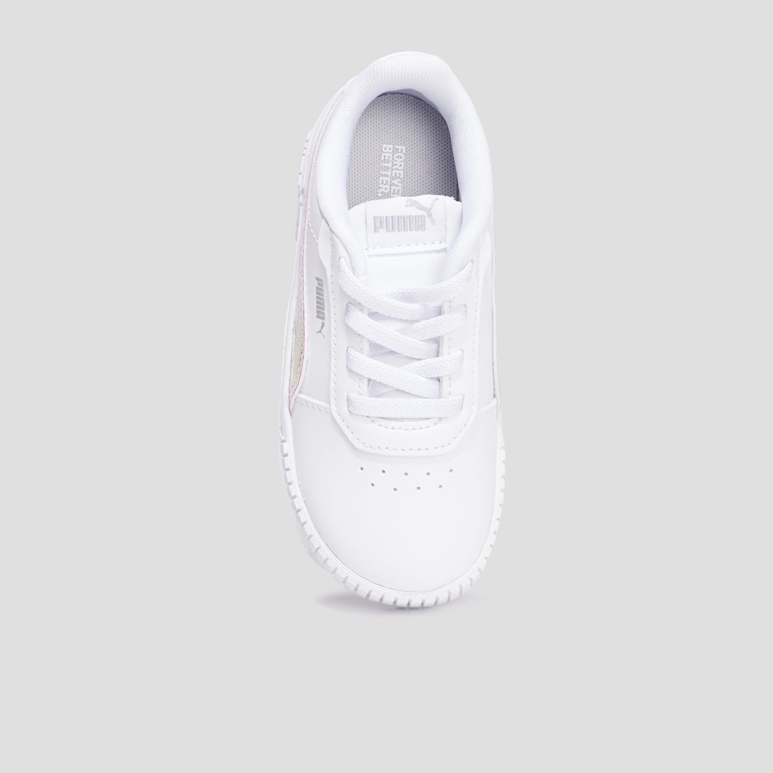 Tennis basses à lacets Puma Carina blanc fille | La Halle