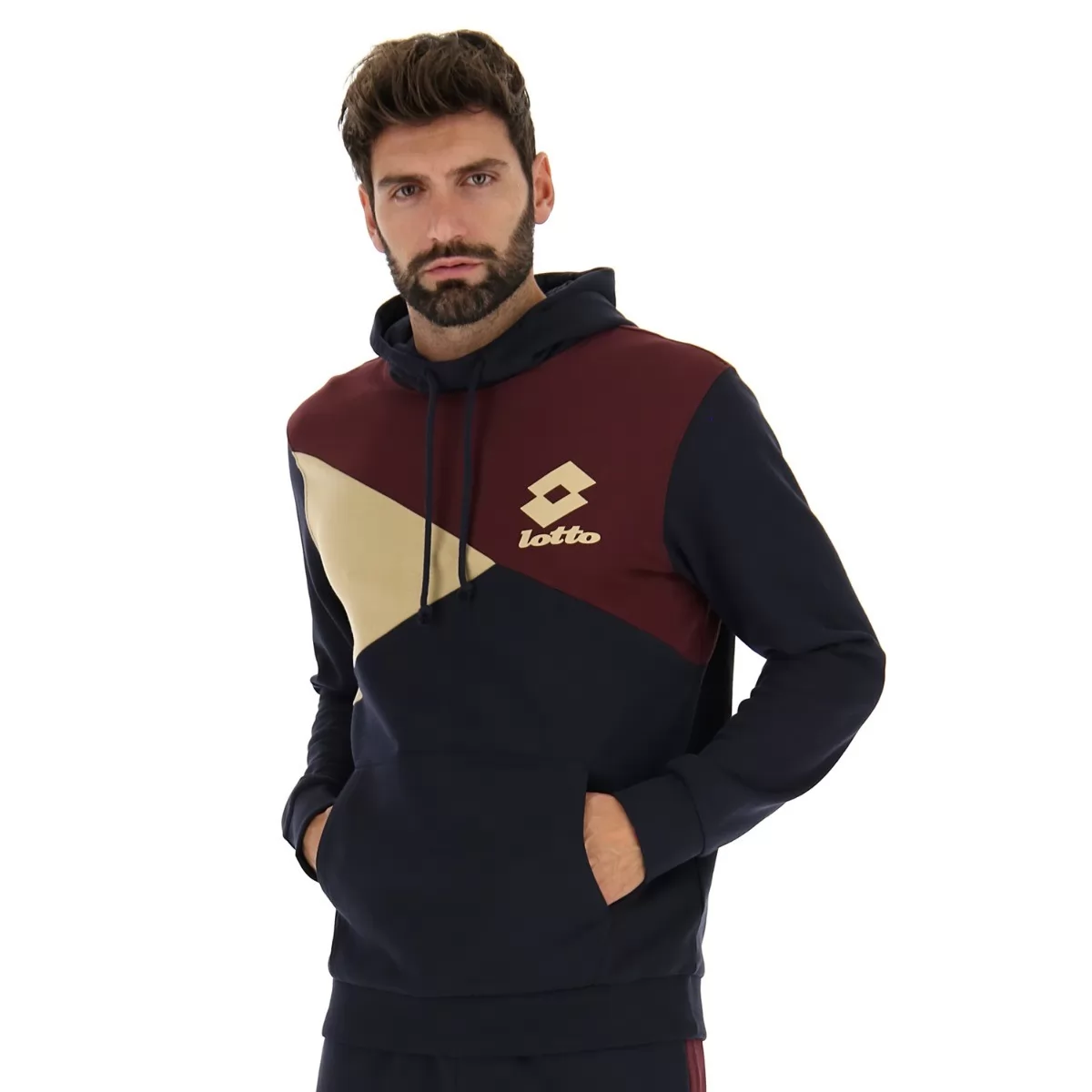 ATHLETICA LG III SWEAT HD FL MARINBLÅ
