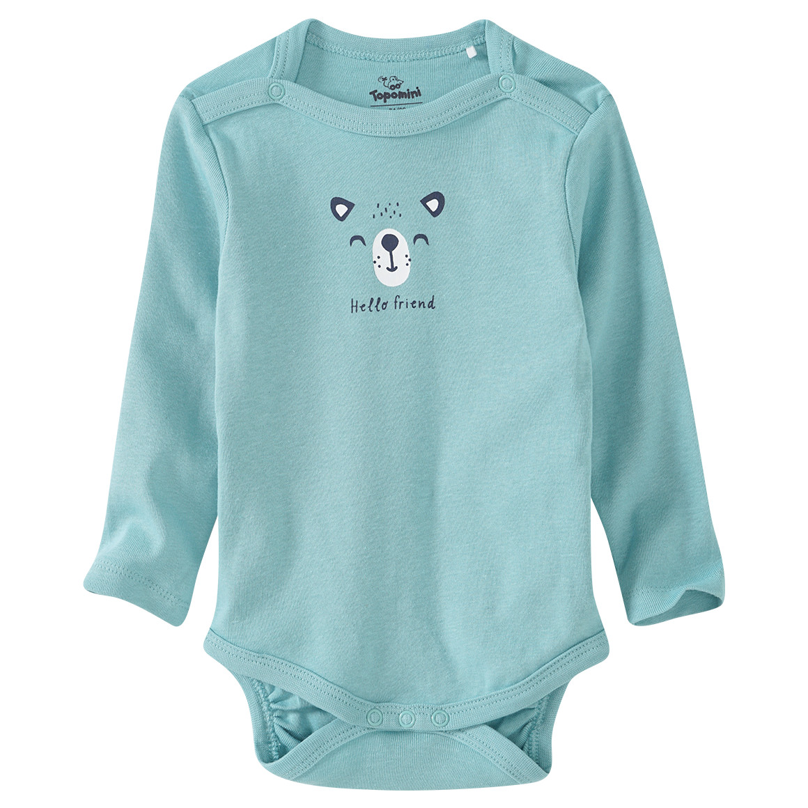 Baby Langarmbody mit kleinem Print