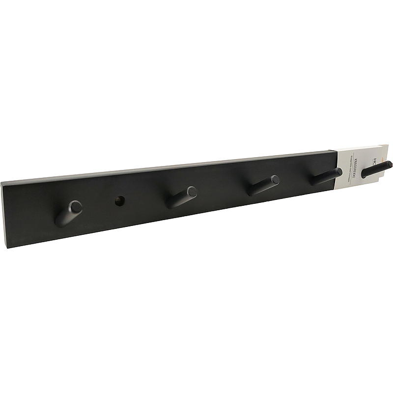 Home Knaggrekke 5 knagger 48 cm bøk sort