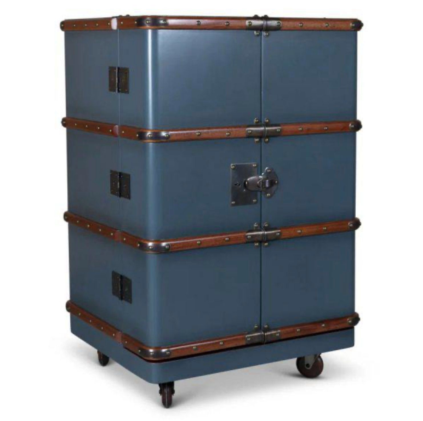 AUTHENTIC MODELS Barschrank Polo Club Bar, Blue