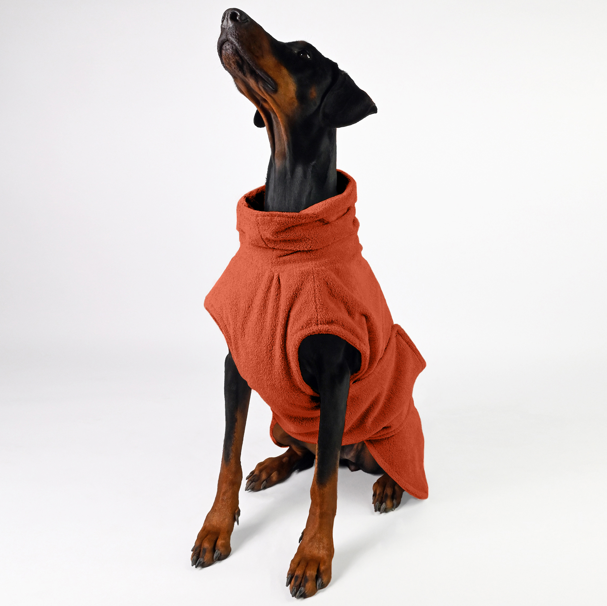 THE DOG IDEA Hundemäntel THE DOG IDEA Bademantel Every Steinrot XS