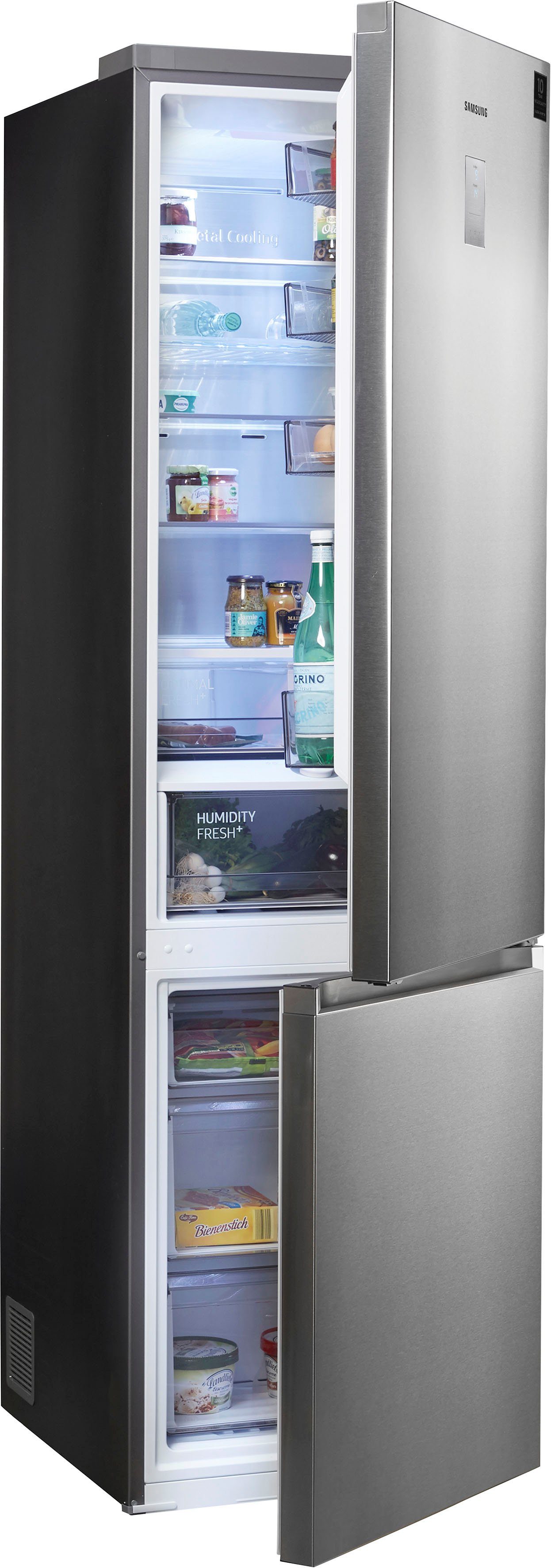 Samsung Kühl-/Gefrierkombination Bespoke RL38A776ASR, 203 cm hoch, 59,5 cm breit