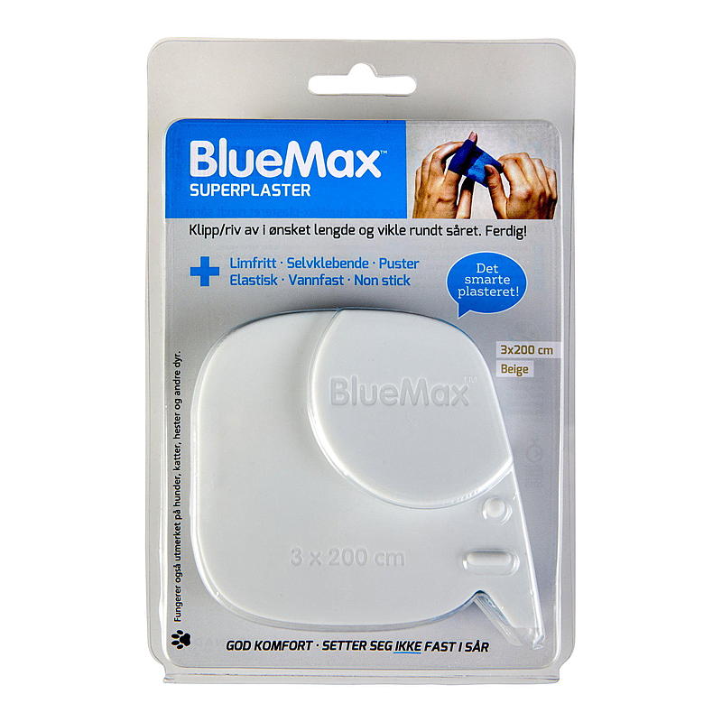 Plaster 3x200 cm beige Bluemax
