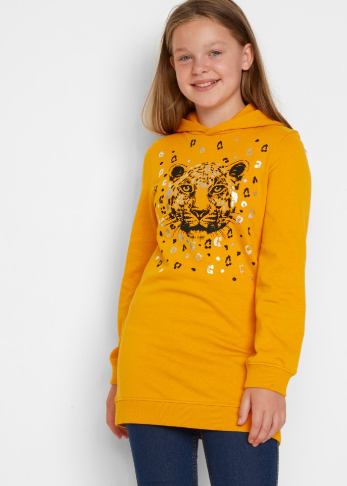 Mädchen Kapuzen-Sweatshirt aus Bio-Baumwolle