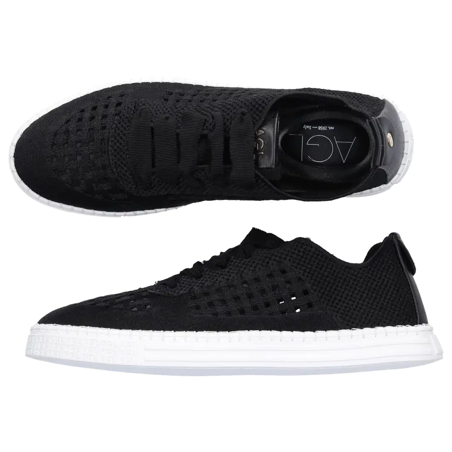 AGL Attilio Giusti Leombruni - Sneaker low D947001 Strick - schwarz