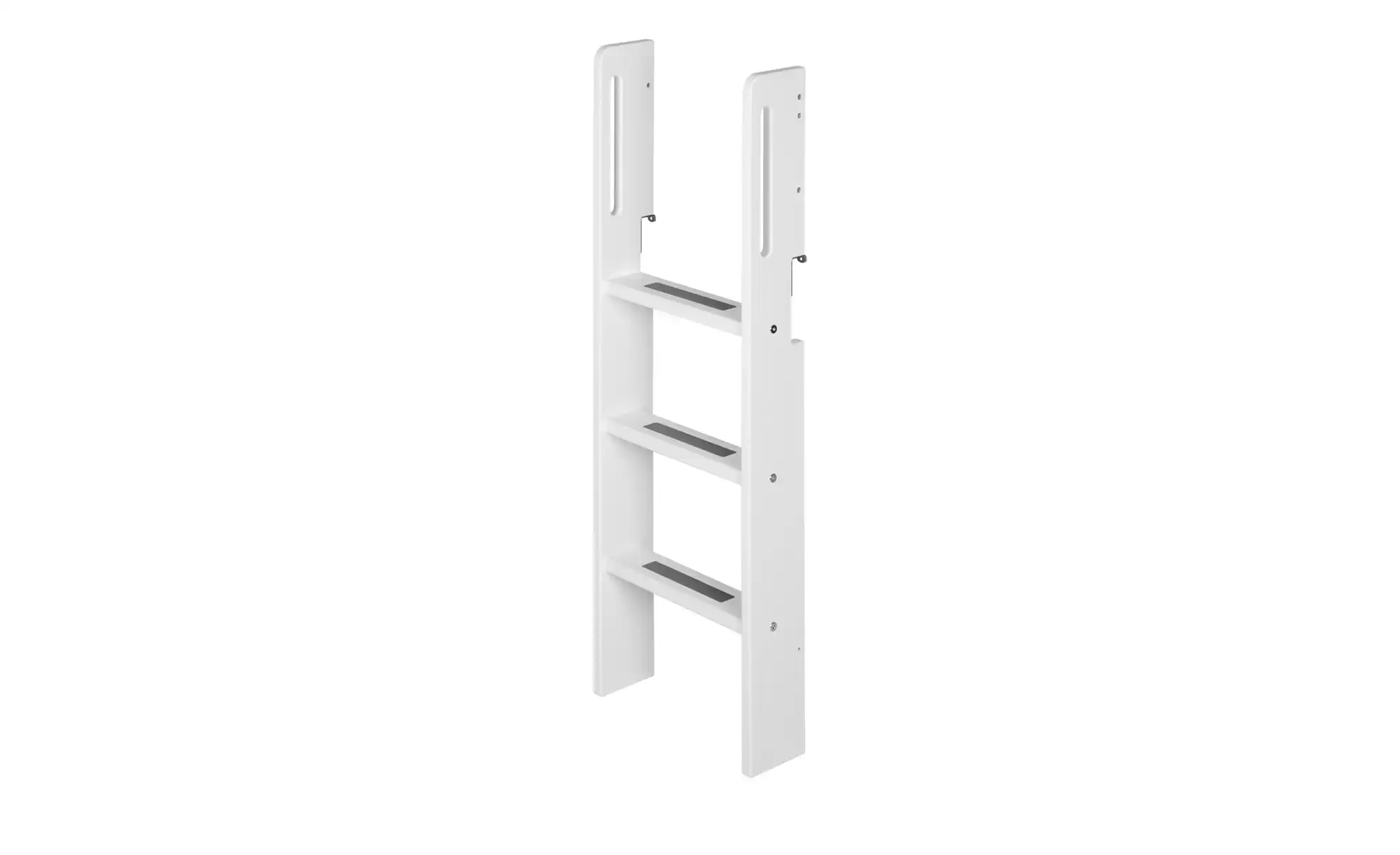 FLEXA Halbhohes Bett mit Rutsche Flexa White