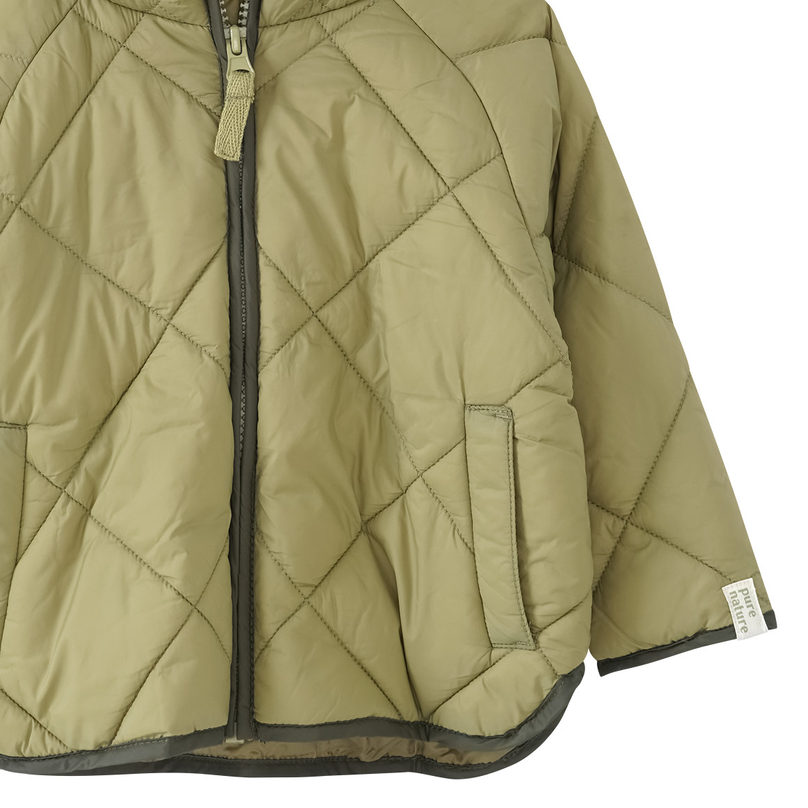 Baby Steppjacke mit Kapuze