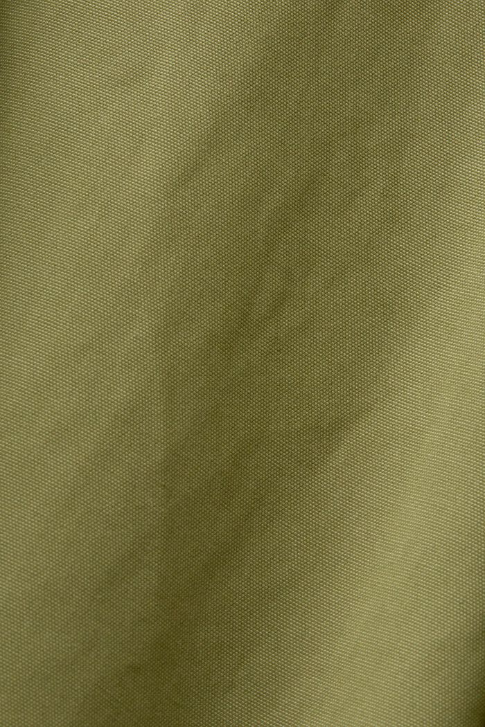 Kurzer Trenchcoat mit Kapuze