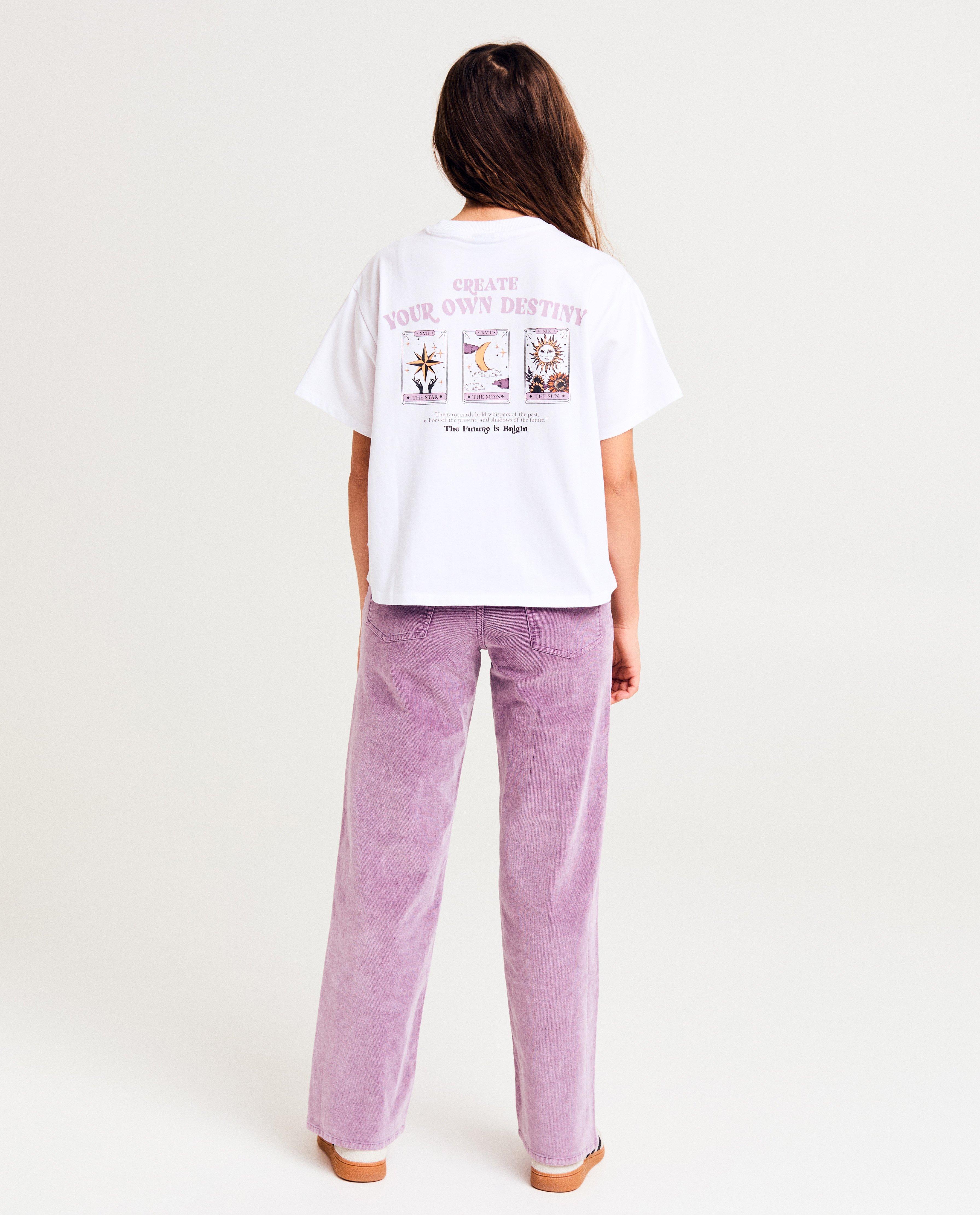 Tricou Groggy cu imprimeu pe spate alb
