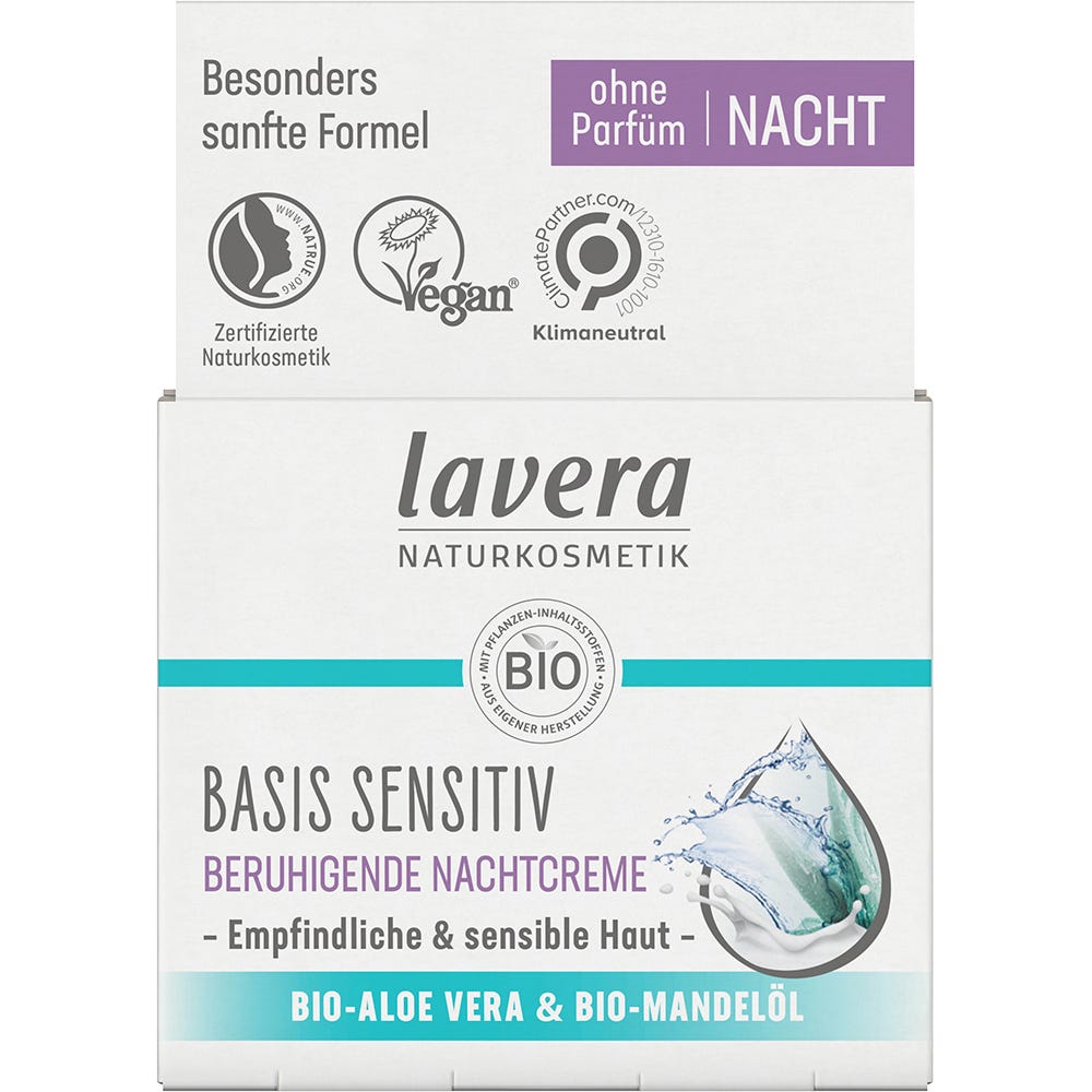 Lavera Basis Sensitiv Beruhigende Nachtcreme 50 ml