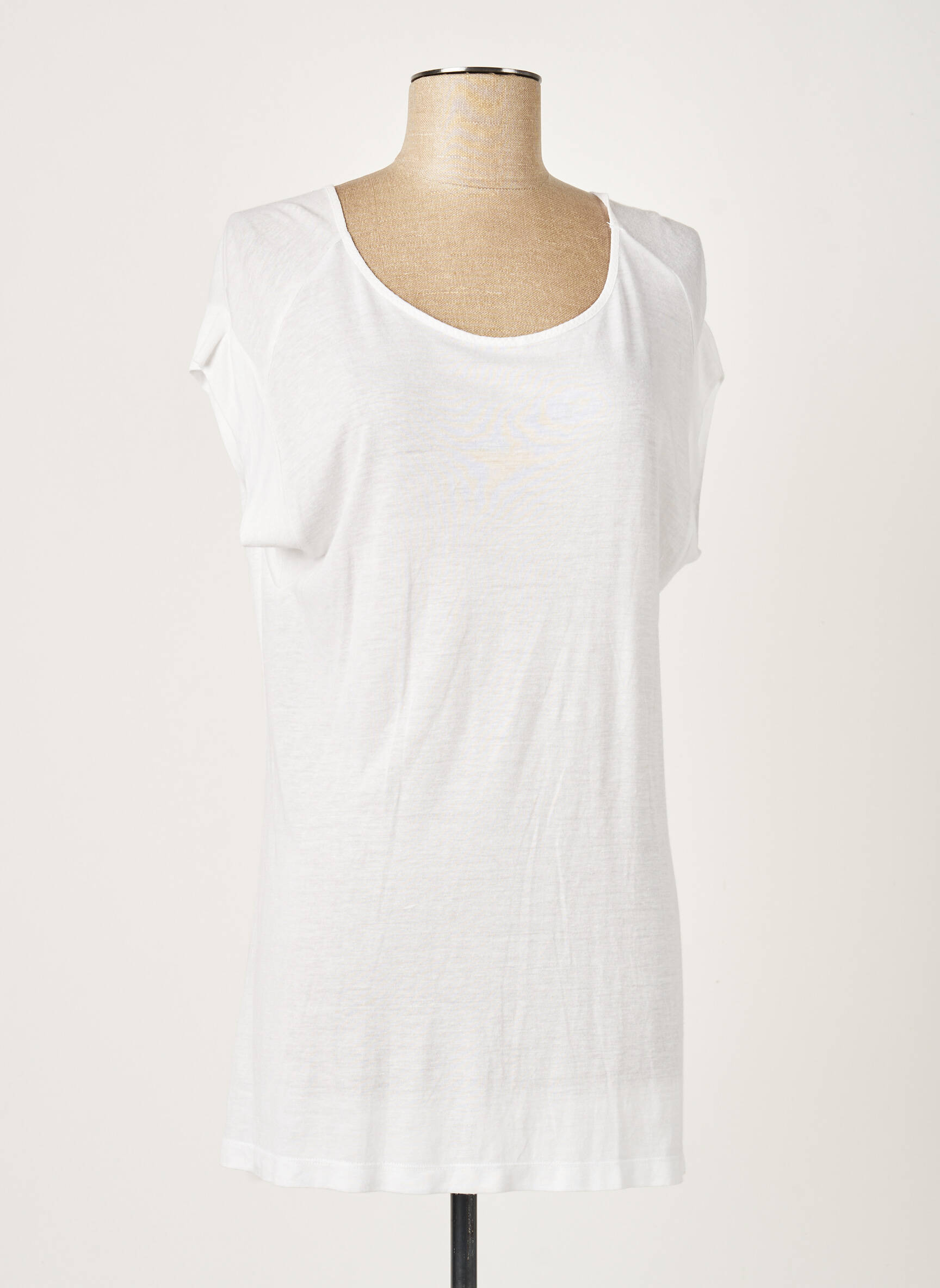 Allude Tuniquemanchecourte Femme couleur blanc