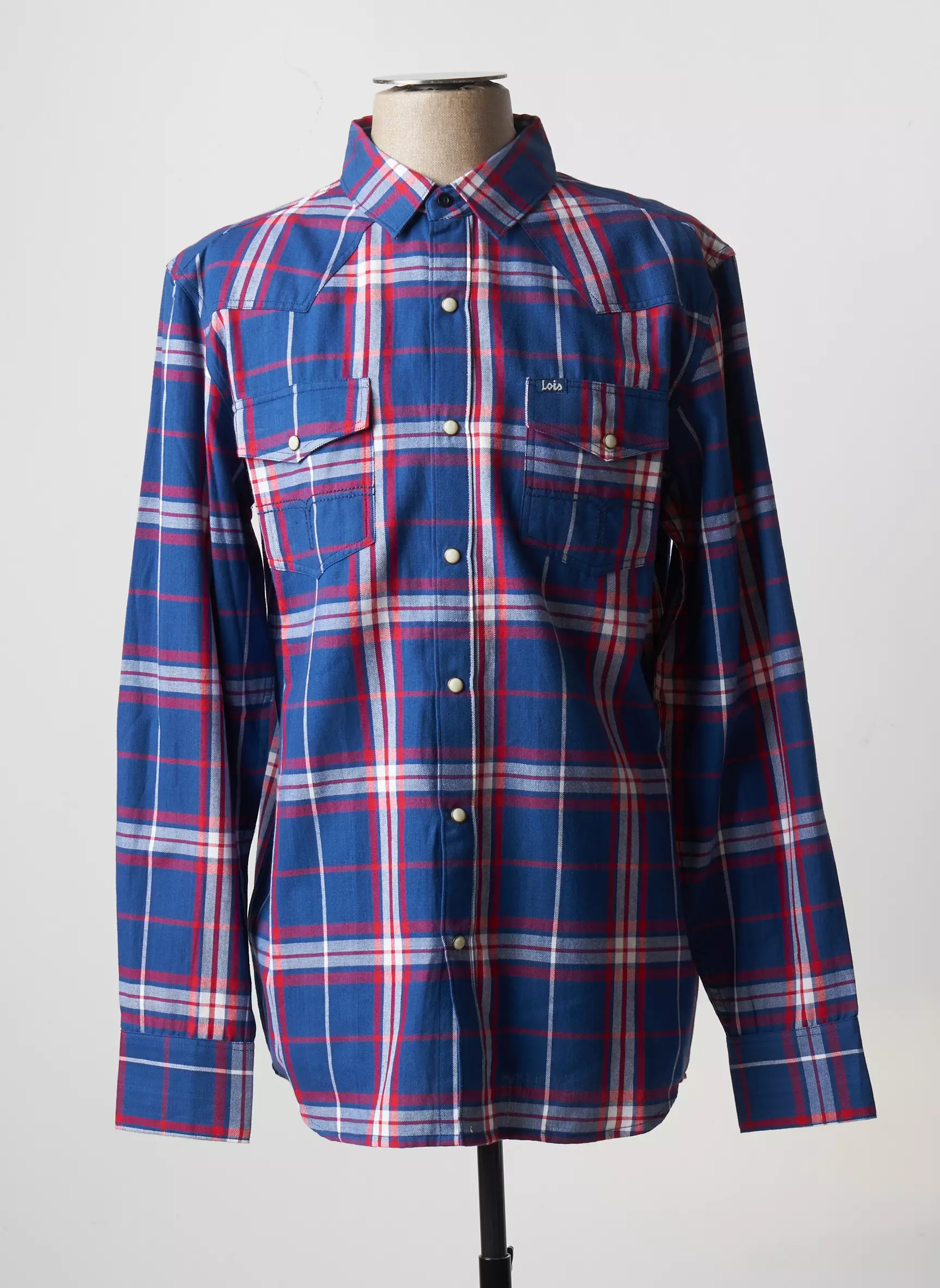 Lois Manches Longues Homme couleur bleu