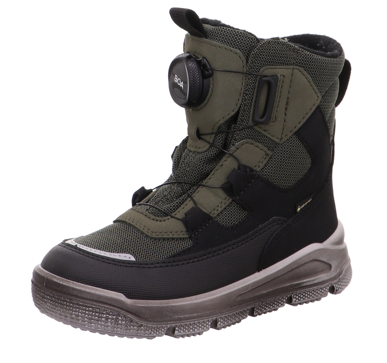 MARS - Schwarz/Grün Boots mit BOA® Drehverschluss