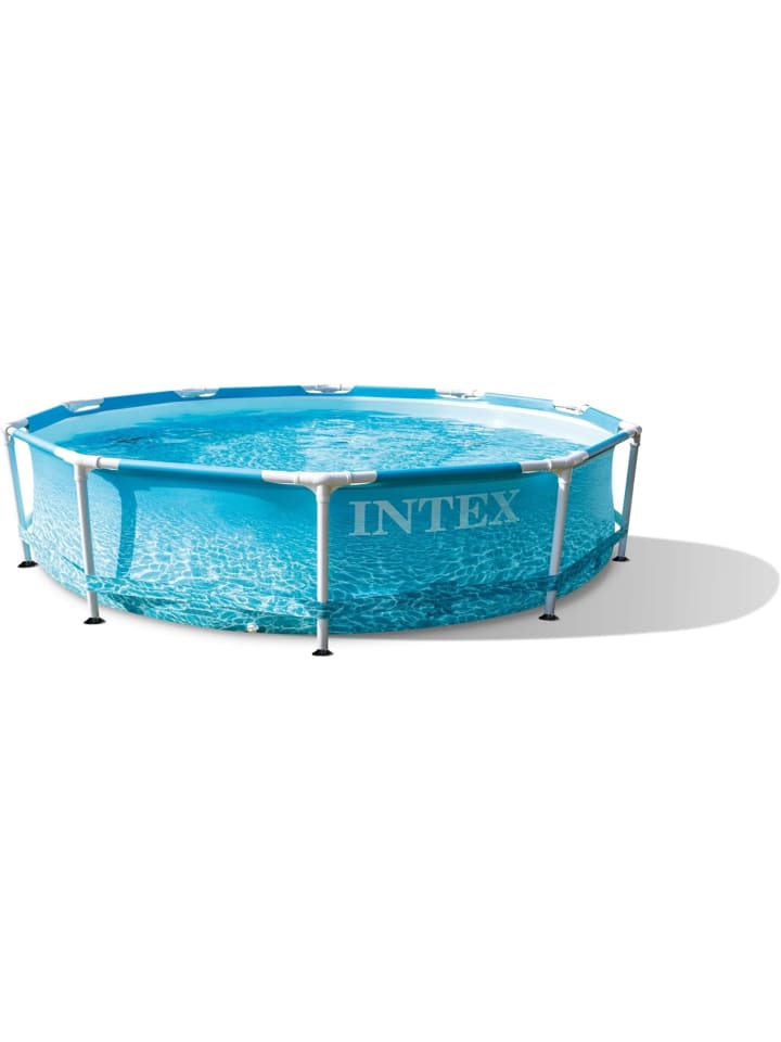 Intex Frame Pool - Beachside 305x76cm inkl. Filterpumpe in blau günstig kaufen onesize