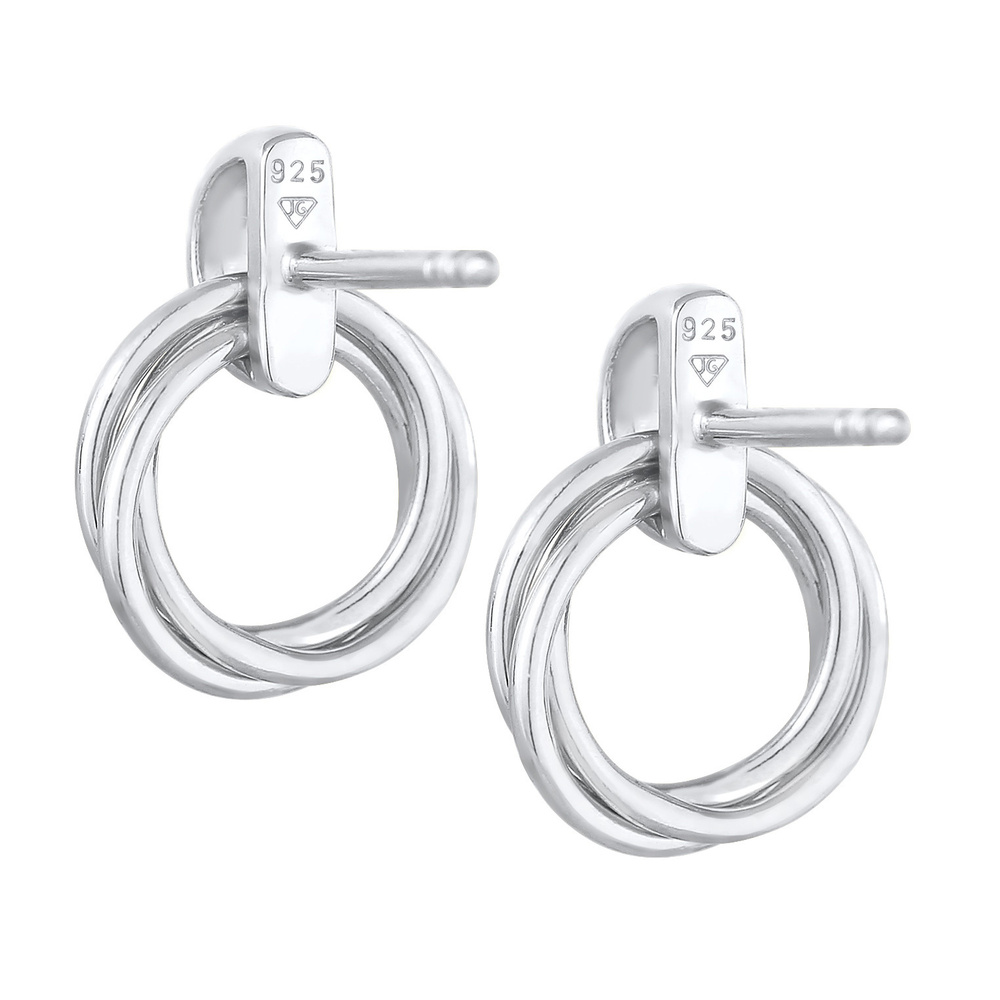 Elli Elli by Julie & Grace Elli Boucles d'Oreilles Clous d'oreilles pour femmes Circle Boucles d'oreilles