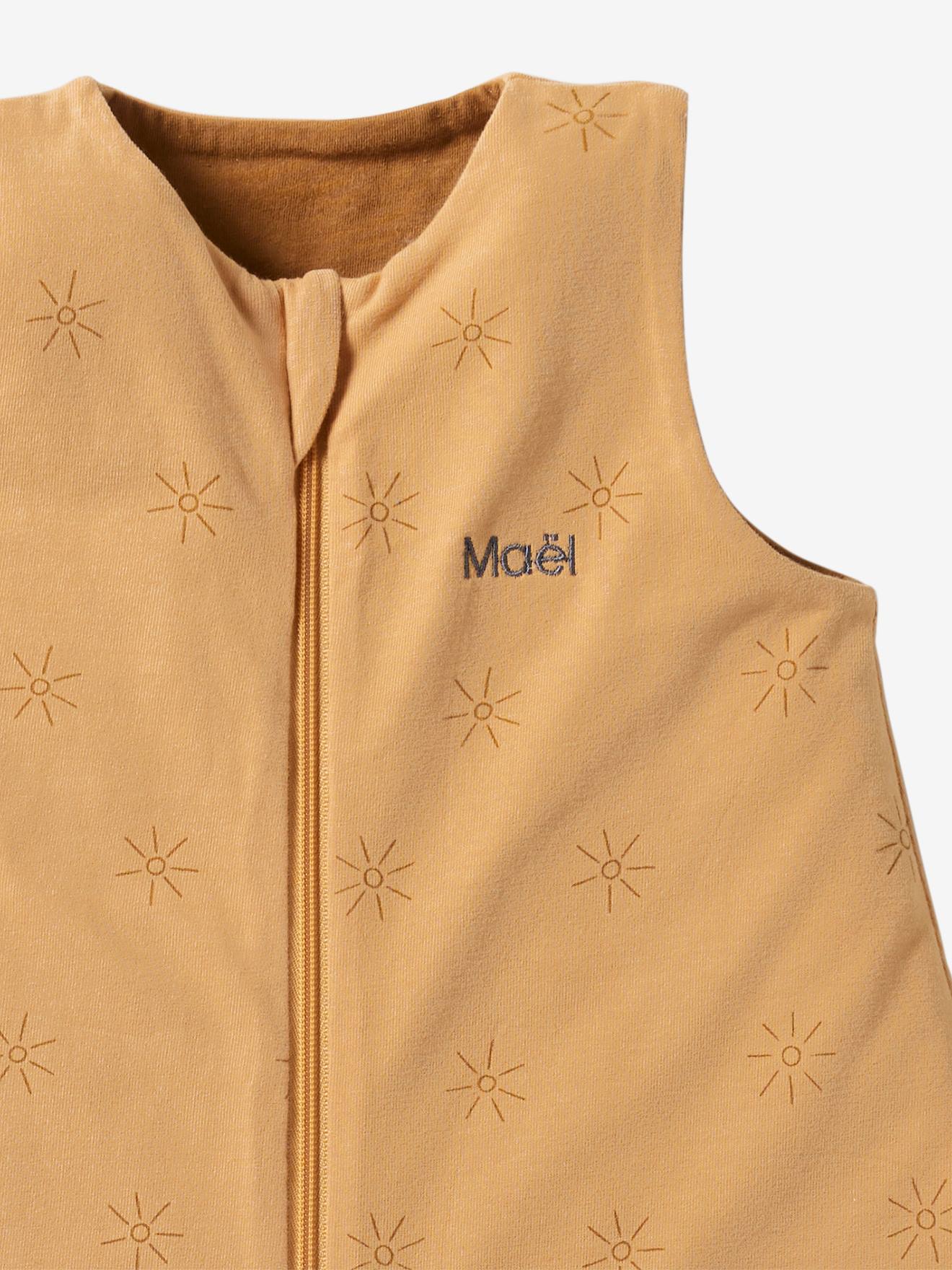 Vertbaudet Baby Sommer-Schlafsack BALI, personalisierbar Oeko-Tex - gelb bedruckt
