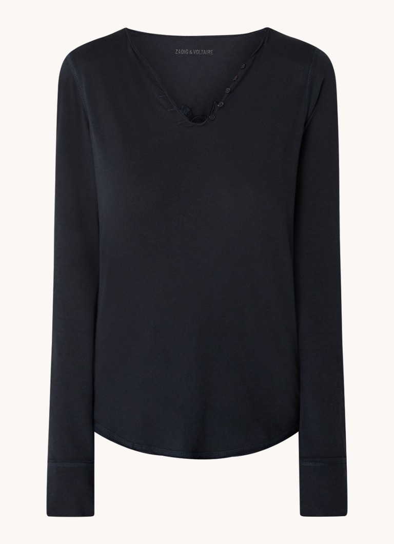 Zadig&Voltaire Tunisian top with embroidery