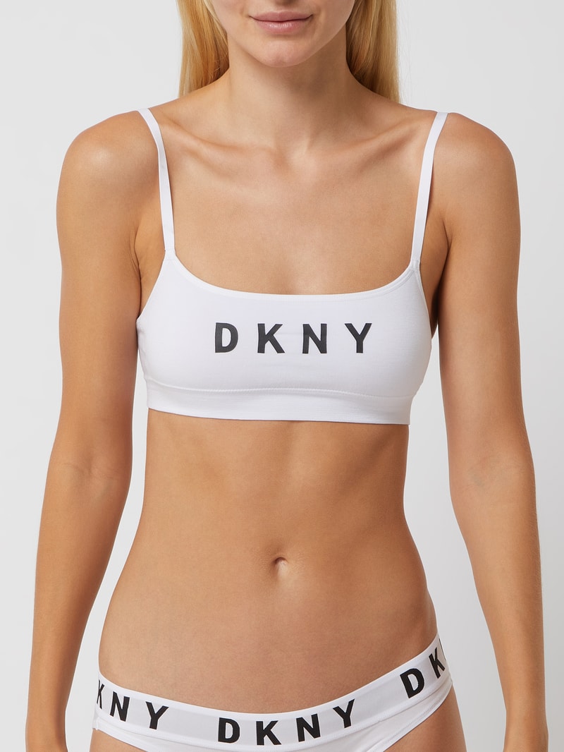 Bustier aus Lyocellmischung in weiß
