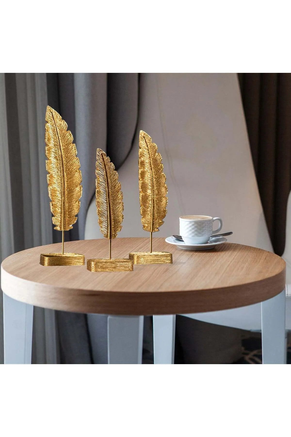Bamyum  Deko 3pcs Feder Figur Moderne Wohndekoration Hängelampe Pendelleuchte