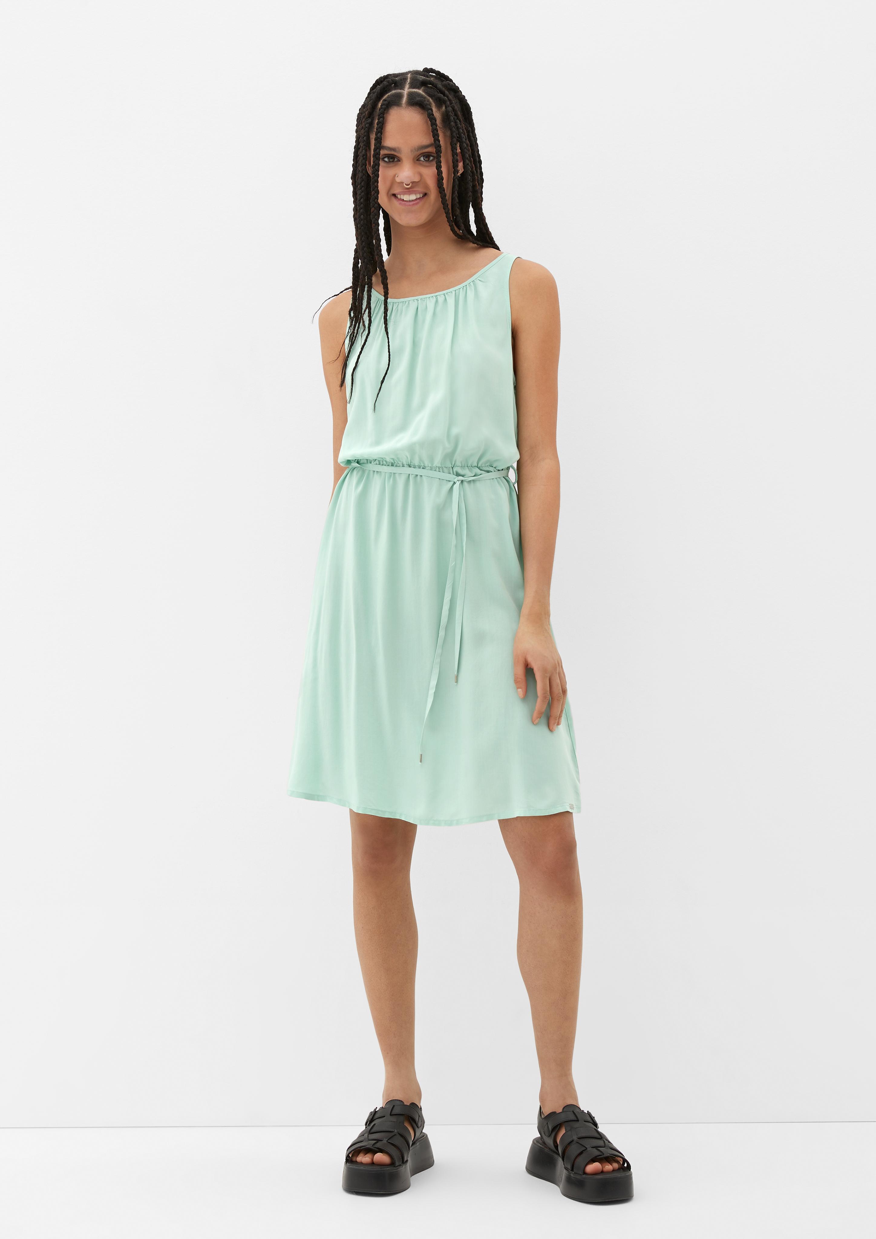Viskosekleid mit Raffung  2132725-6092