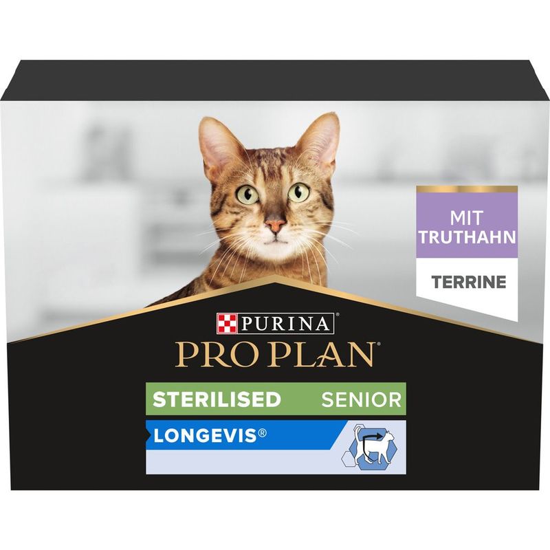 PURINA PRO PLAN Sterilised Senior Longevis Truthahn