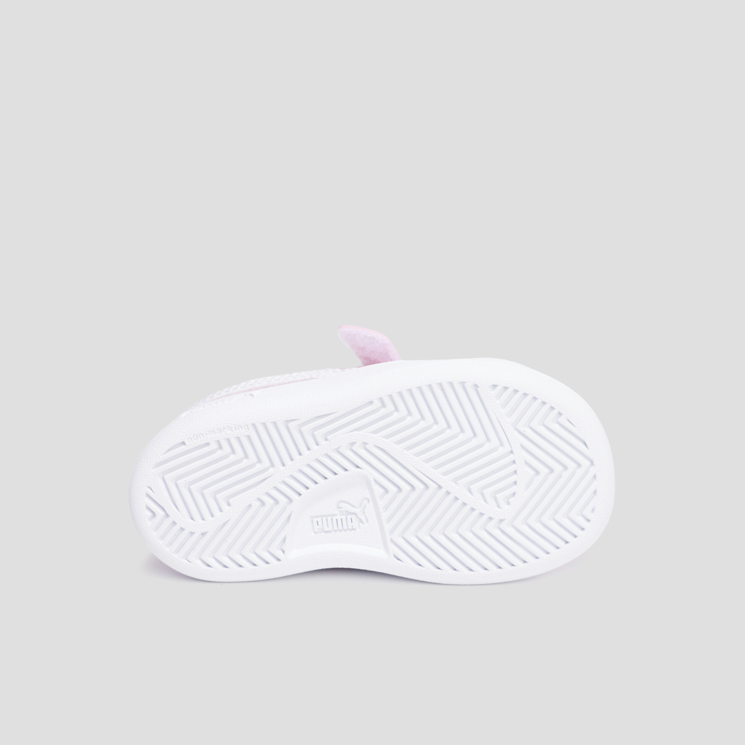 Tennis basses pailletées Puma Smash rose bébé fille | La Halle