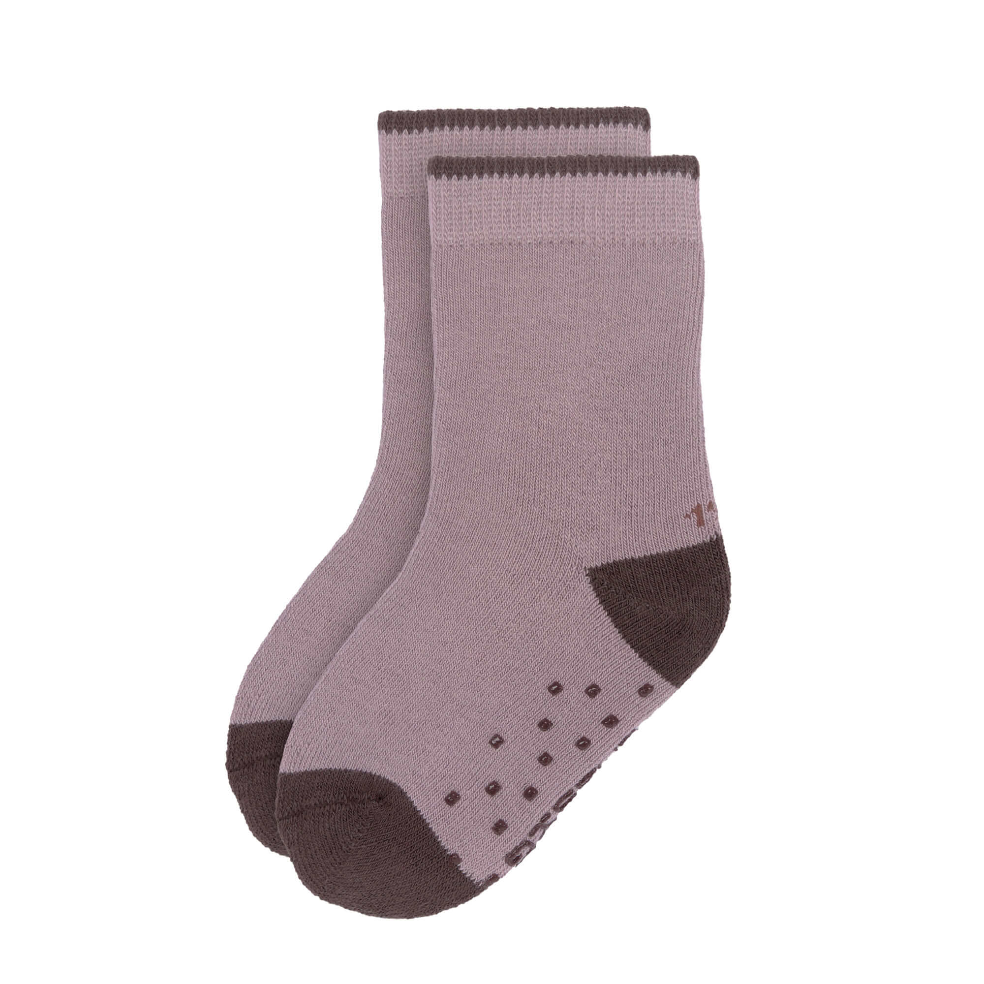 Kinder Antirutsch-Socken (2er-Set), Tiny Farmer Lila