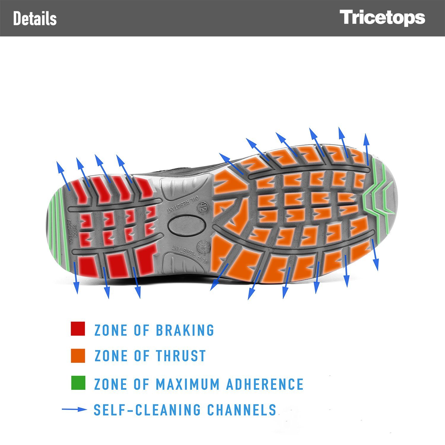 Tricetops TS788H Sicherheitsschuhe S3 Arbeitsschuhe Herren Arbeitsschuh