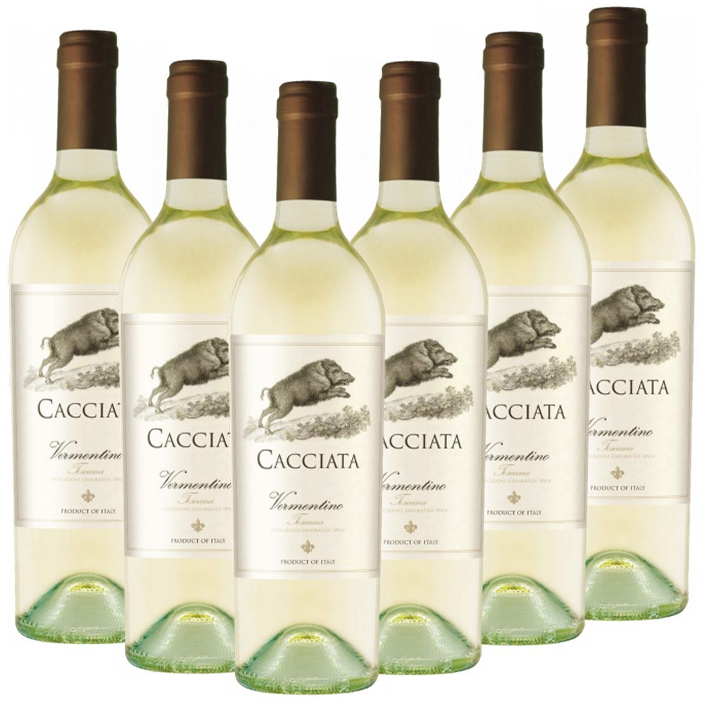 Cacciata Vermentino di Toscana IGT Cacciata Italien  trocken - 6er Karton
