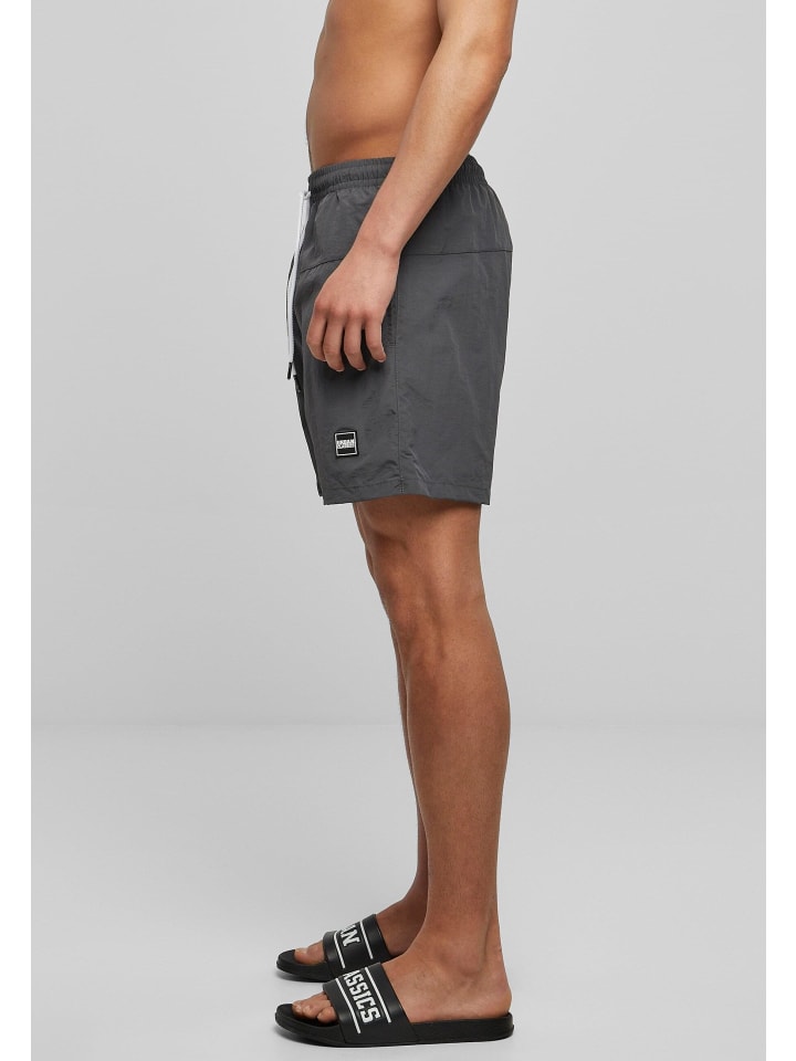 Urban Classics Urban Classics Badeshorts in darkshadow günstig kaufen