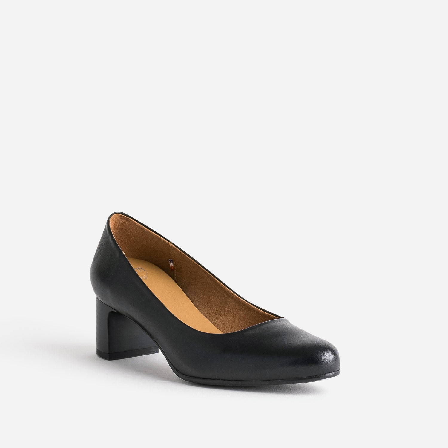 Escarpin ERAM FLEX noir en cuir
