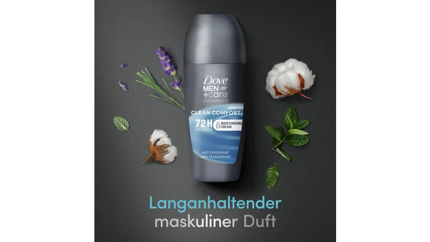 Dove Men+Care Deo Roll-on Antitranspirant Clean Comfort 50 ml