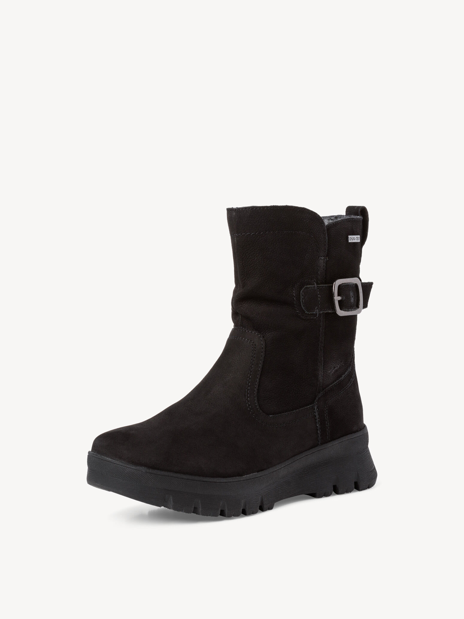 Bottine en cuir - noir