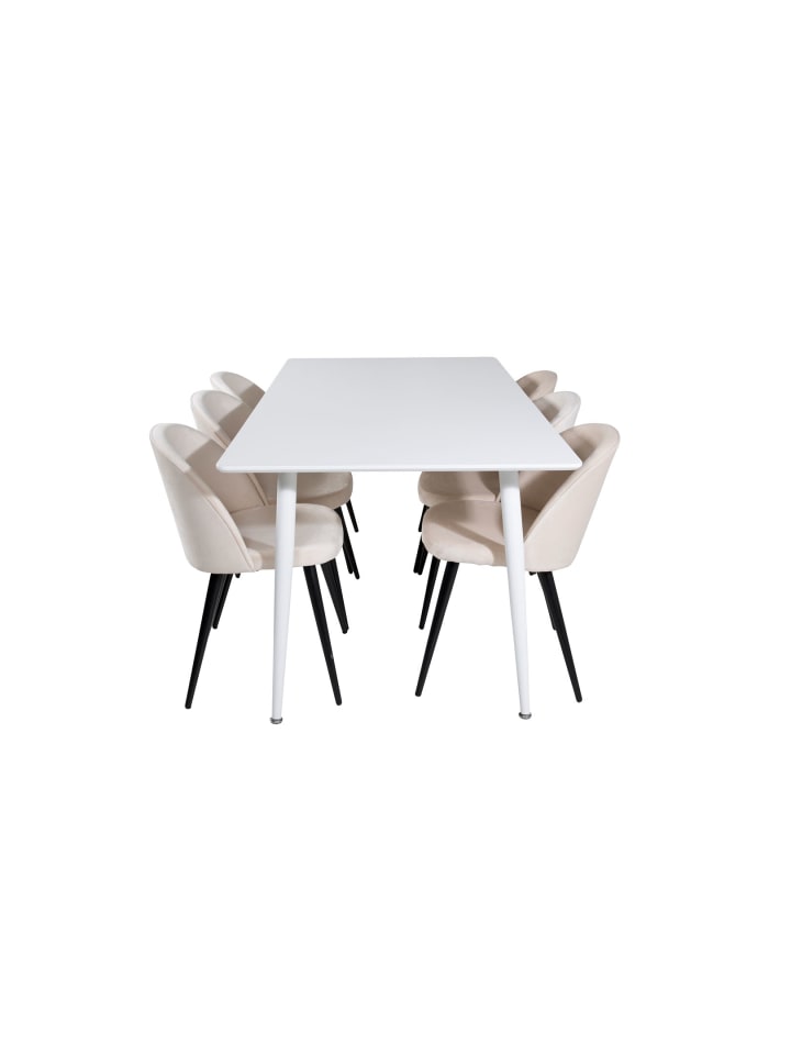 ebuy24 Essgruppe Polar 22 (7-teilig) Beige 90 x 180 cm günstig kaufen onesize