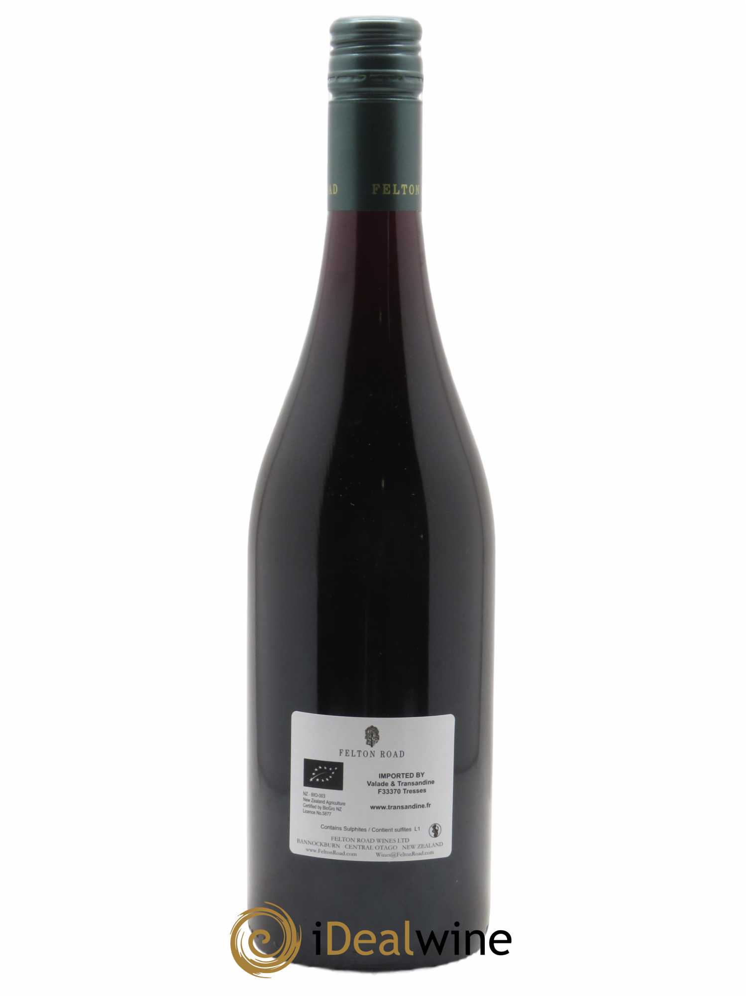 Central Otago Felton Road Cornish Point Pinot Noir  2021 - Lot de 1 Bouteille