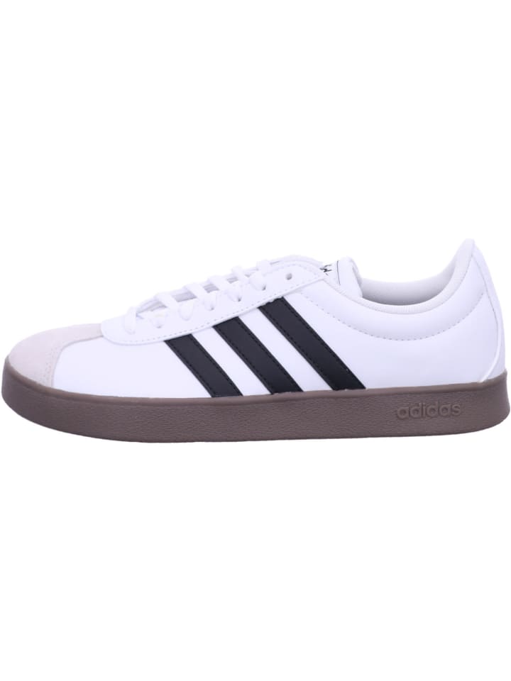 adidas Damen- Schnürschuhe VL COURT BASE in Weiß günstig kaufen