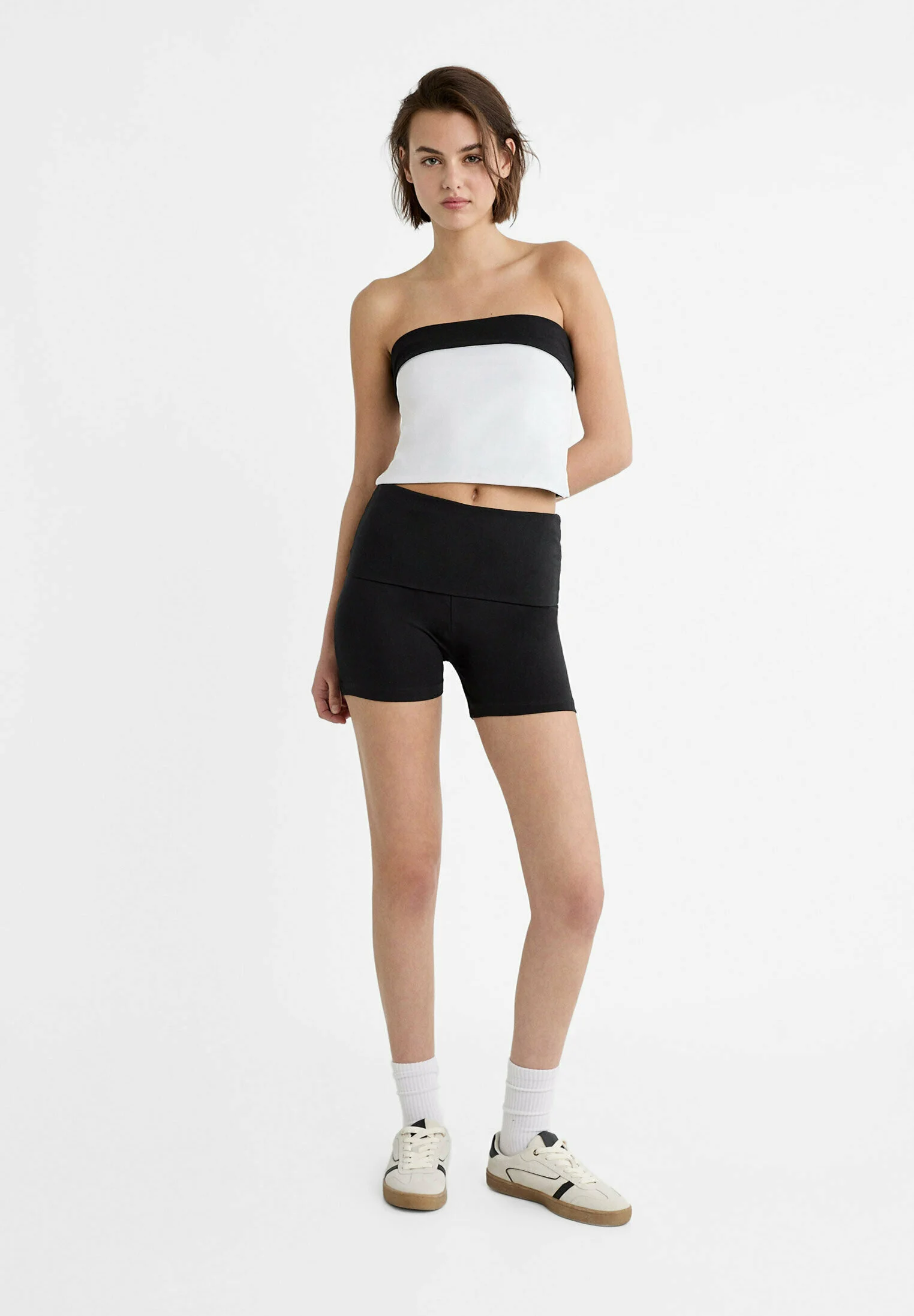 Stradivarius DEPORTIVO CON PLEGADO - Leggings