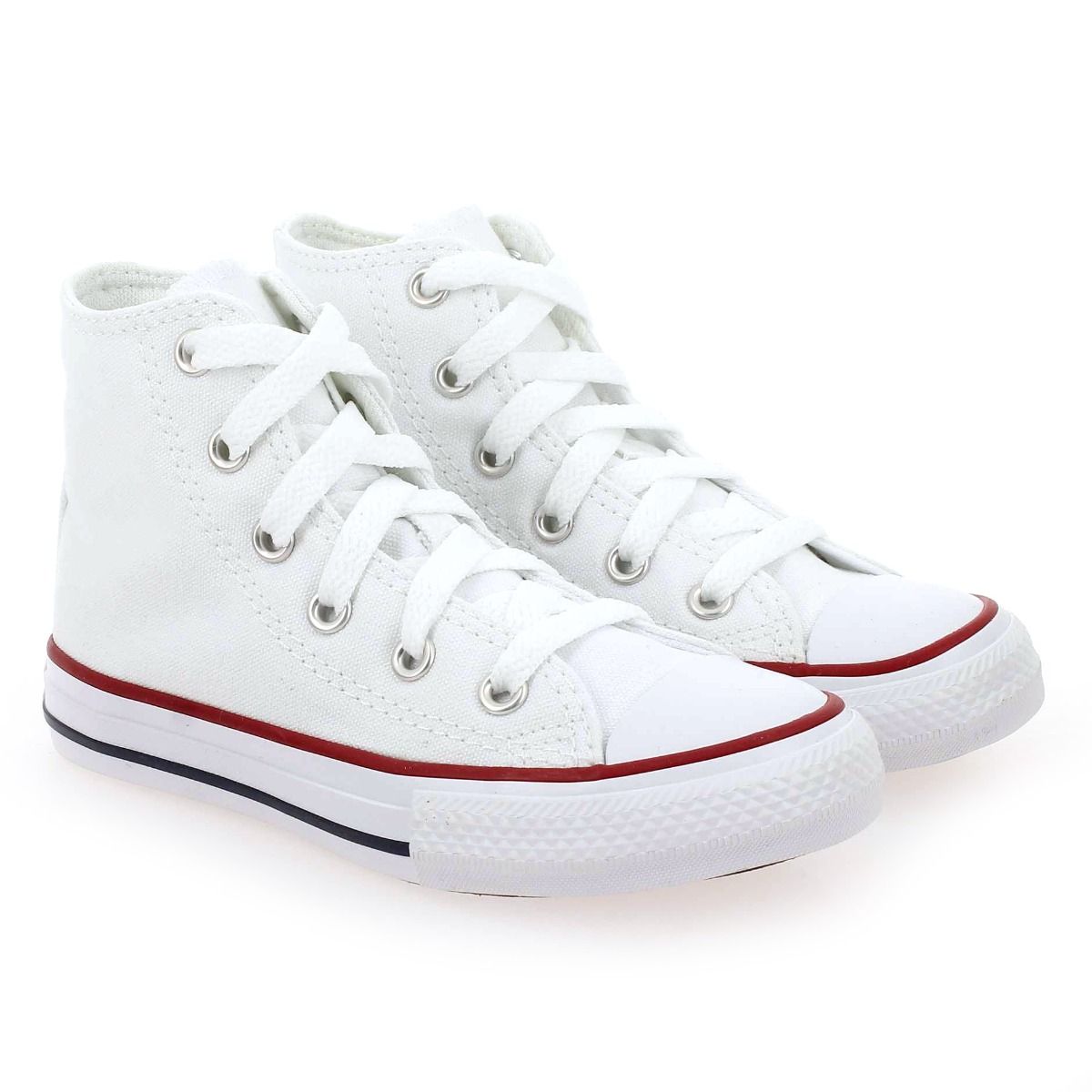 Converse  CHUCK TAYLOR ALL STAR HI KIDS - Blanc