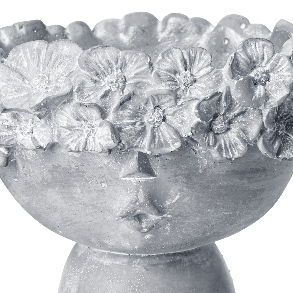 Blumentopf mit lieblichem Gesicht