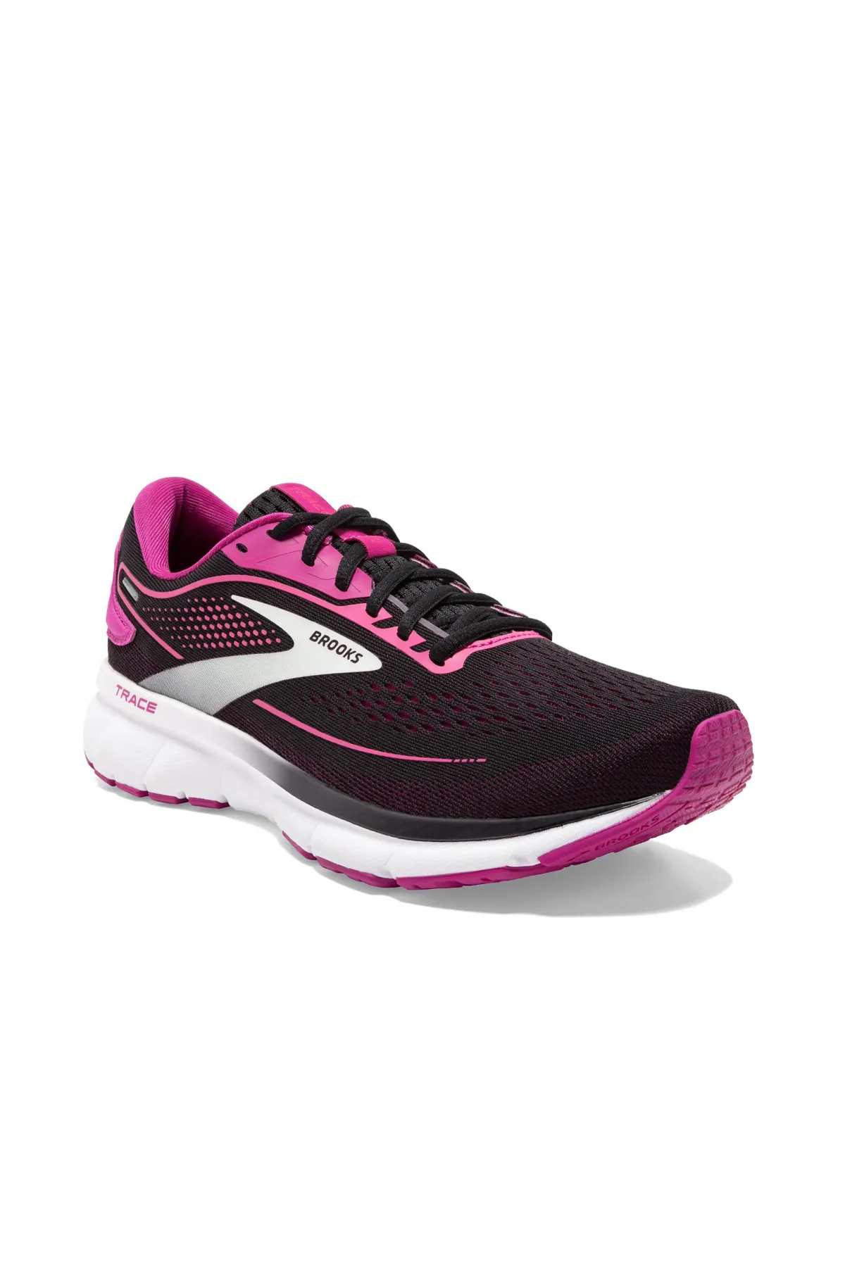 Brooks  Schwarz/Festival Fuchsia/Pink Flambe Lauf- und Trainingsschuhe für Damen/Mädchen