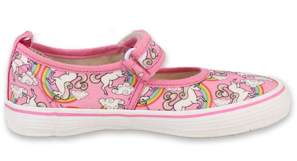 Beck Leichter Leinenschuh Rainbow Hausschuh (für drinnen und draußen geeignet) Obermaterial + Futter aus 100% Baumwolle
