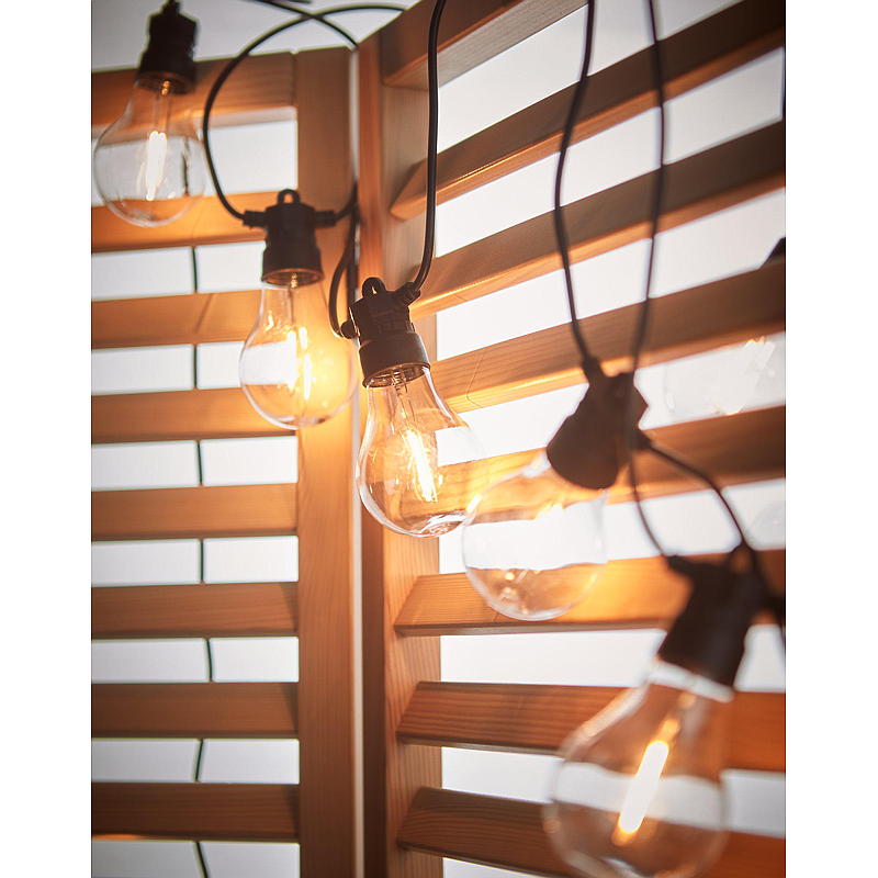 Home Lyslenke Vintage 10 LED-lys, seriekobling