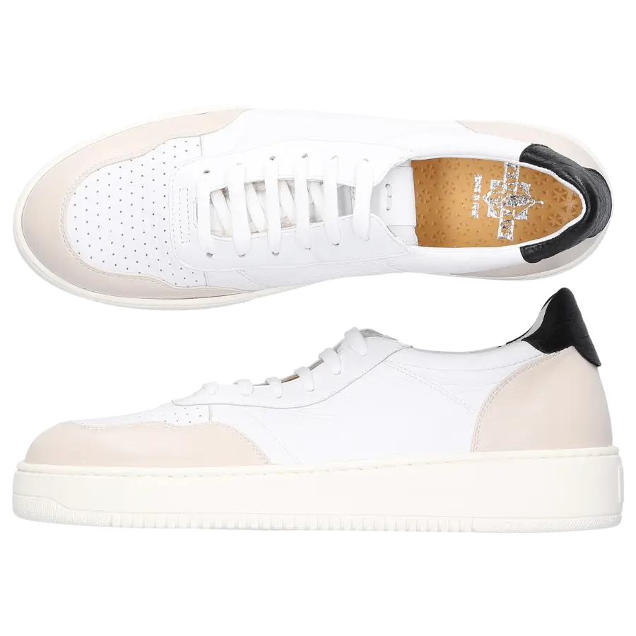 Truman's - Sneaker low 9373 Hirschleder - weiß