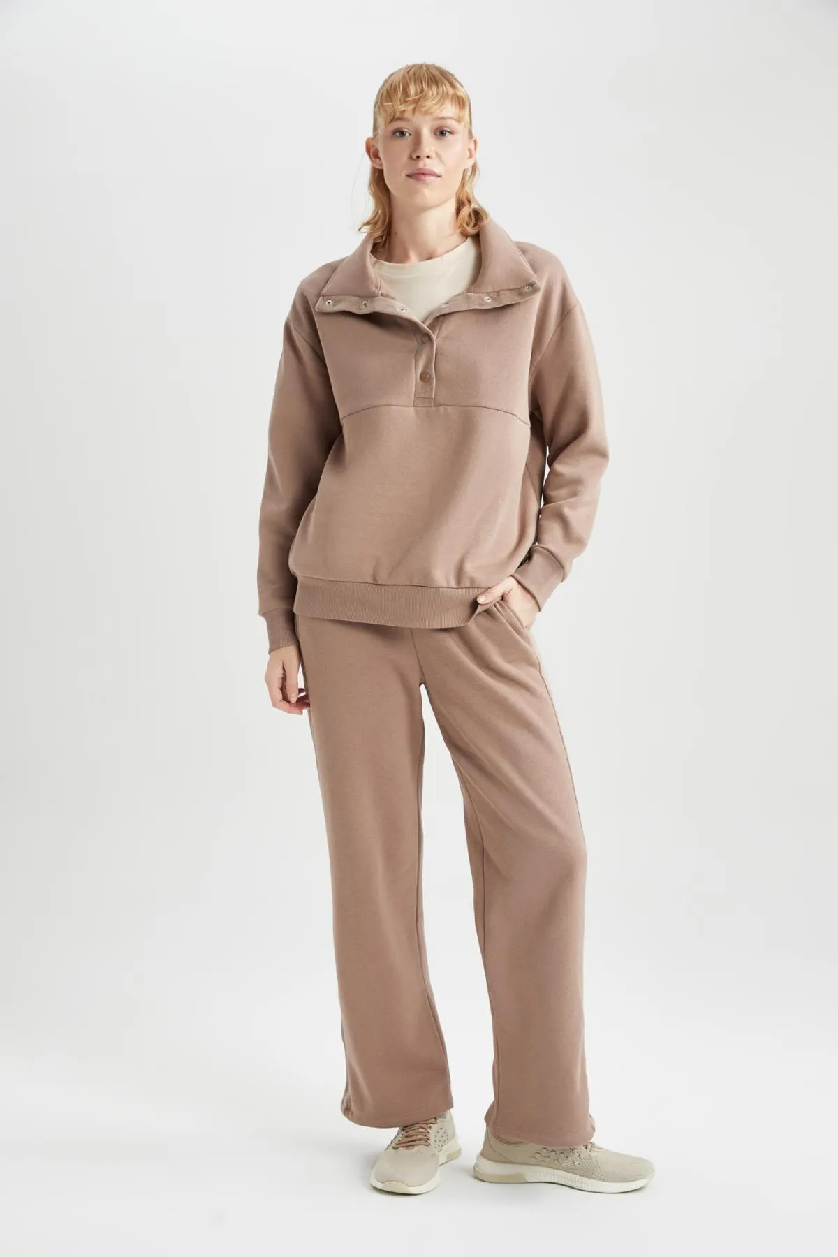 DeFacto  DeFactoFit Standard-Jogginghose mit weitem Bein und doppelter Tasche und weitem Bein