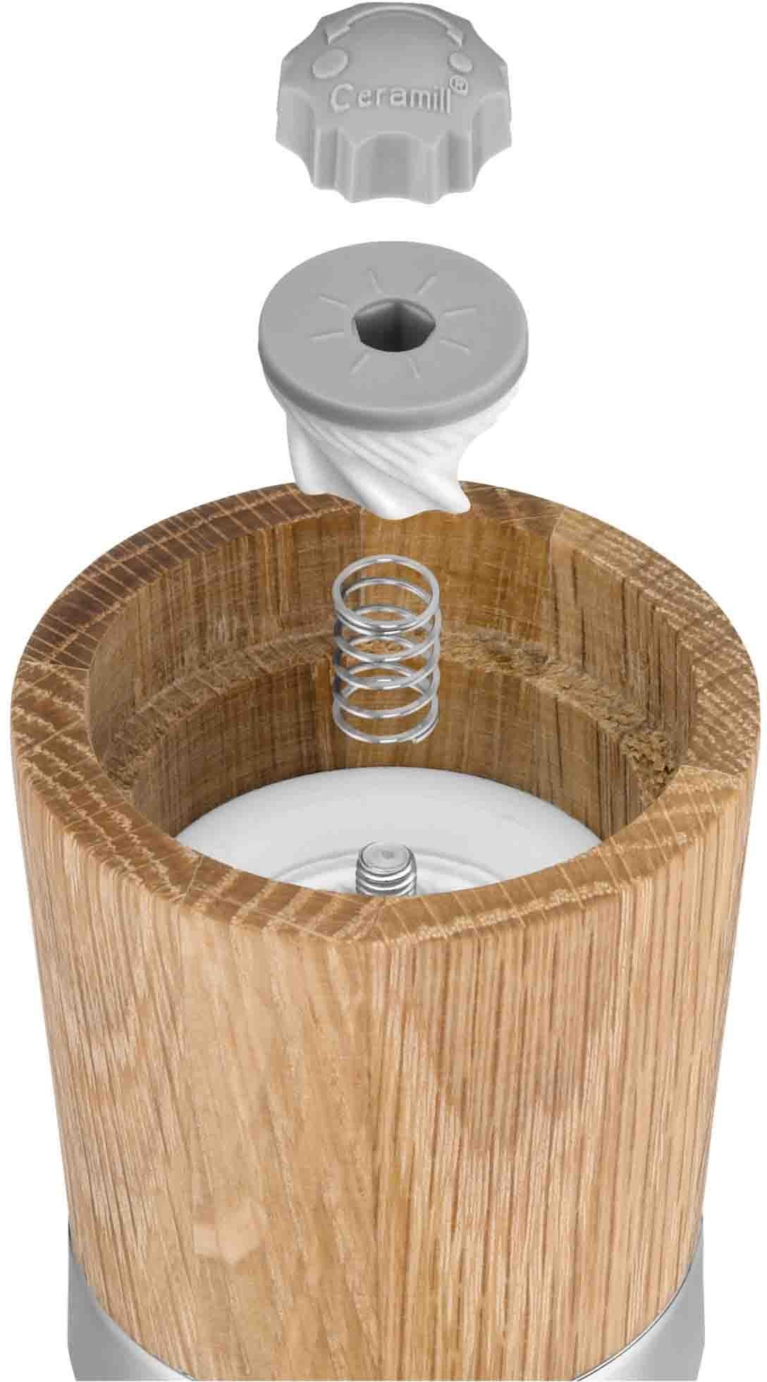WMF Gewürzmühle Ceramill Nature manuell, (2 Stück), unbefüllt