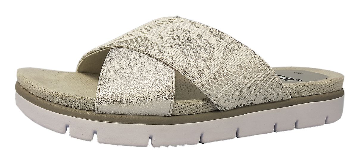 Jana Da.-Pantolette 8-8-27103-20/100 Weiß 100 white
