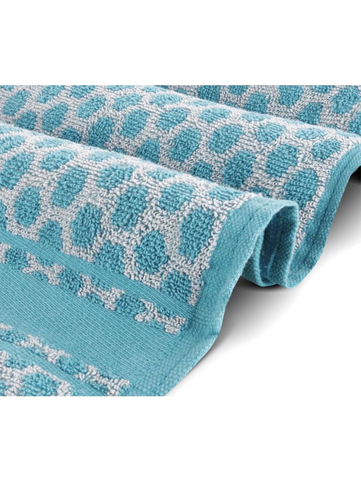 Aspero 12 Frotte Baumwoll Geschirrtücher in Blau günstig kaufen 50 x 70 cm