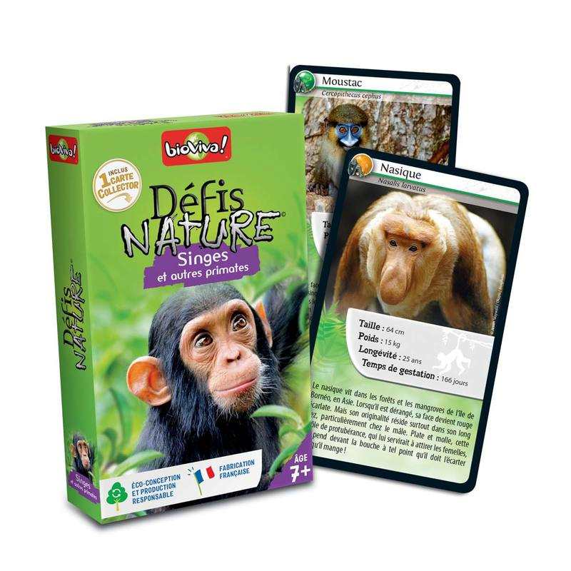 Défis nature - singes et autres primates Bioviva